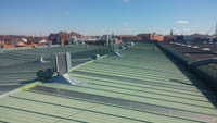 Aeraspiratos en nave industrial Fuensalida (Toledo).<br> Ventilación natural aeraspiratos. Instalación aeraspiratos