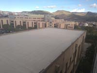 Universidad de La Laguna (Santa Cruz de Tenerife).<br> Impermeabilización de cubiertas. Lámina asfáltica