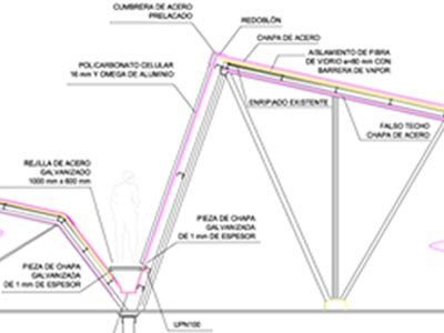 Cubierta diente de sierra