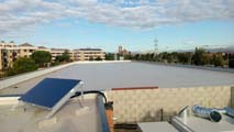 Supermercado Aldi en Pozuelo de Alarcón (Madrid).<br>Impermeabilización Cubierta. Cubierta Deck