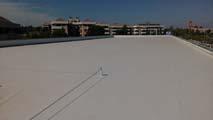 Supermercado Aldi en Pozuelo de Alarcón (Madrid).<br>Impermeabilización Cubierta. Cubierta Deck