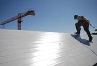 Cubiertas y cerramientos Panel Sándwich.<br> Hospital Canto Blanco (Madrid) Cubiertas y cerramientos Panel Sándwich.<br> Hospital Canto Blanco (Madrid)