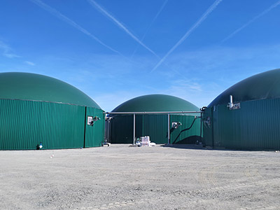 Revestimiento de fachadas de planta de digestores en Noez (Toledo)