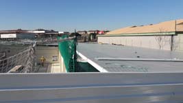 Supermercado Lidl en Boadilla del Monte (Madrid).<br>Cubierta tipo deck. Cubierta deck con lámina sintética de TPO