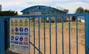 Rehabilitación cubierta polideportivo Instituto en Puebla de Almoradiel (Toledo).<br>Reparación de cubierta. Chapa de acero prelacada.