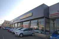 Fachada panel sandwich.<br>Concesionario Opel Ciudad Real
