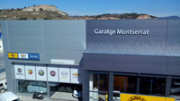 Concesionario Opel en Igualada (Barcelona)<br>Fachada panel sándwich