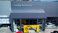 Concesionario Opel en Igualada (Barcelona)<br>Fachada panel sándwich