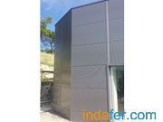 Fachada panel sandwich <br> Concesionario Opel Collaldo-Villalba