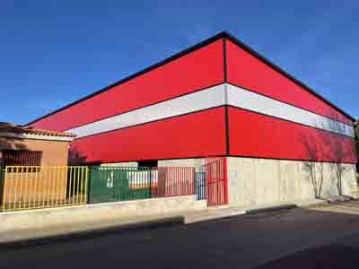 Pabellón deportivo en Rielves (Toledo)