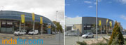 Fachada panel sandwich <br> Concesionario Opel Pamplona