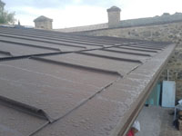 Cubierta de zinc en Plaza de San Lucas, Toledo.<br>Sistema de cubierta de zinc. Zinc acabado pigmento brown / zinc pigmento marrón