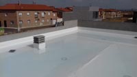 Vivienda en Torrijos (Toledo).<br> Impermeabilización de cubiertas. Impermeabilización lámina TPO