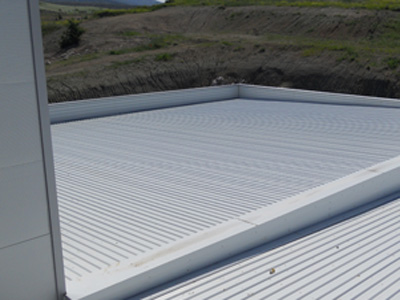 Cubierta panel sandwich metalico